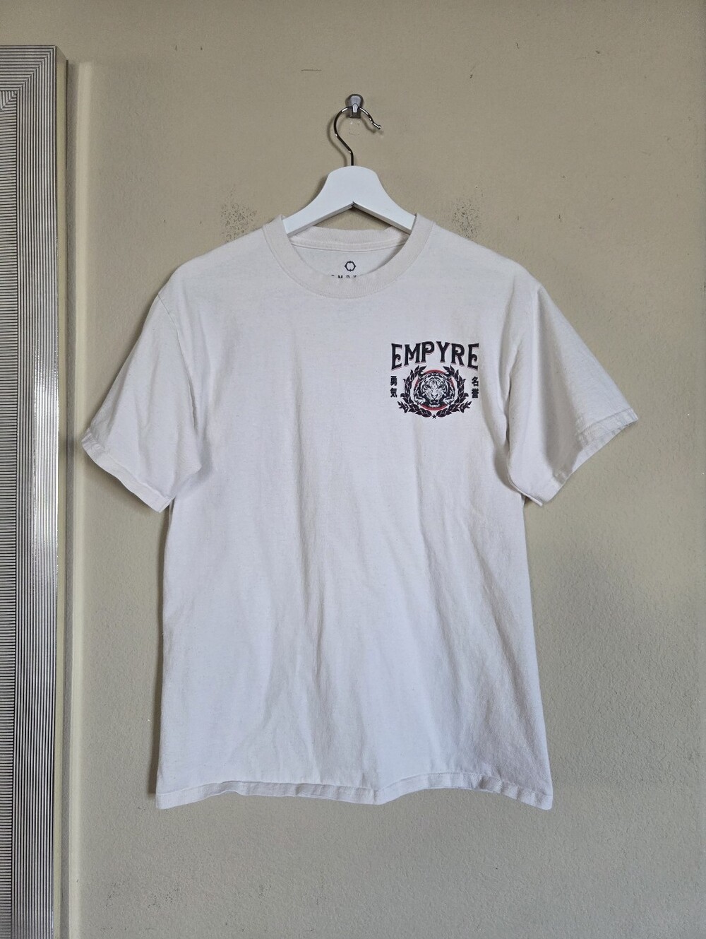 Empyre Cream Tee Shirt Streetwear Street Skater